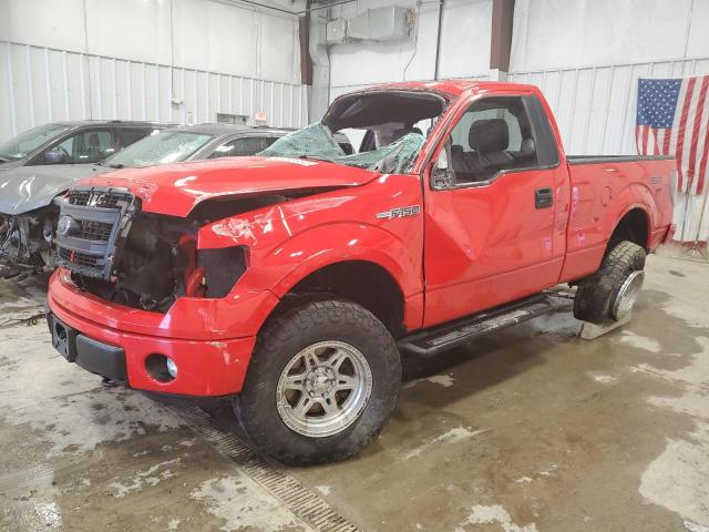 1FTMF1EF9DKG04126 - 2013 FORD F150 RED photo 1