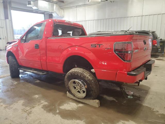 1FTMF1EF9DKG04126 - 2013 FORD F150 RED photo 2