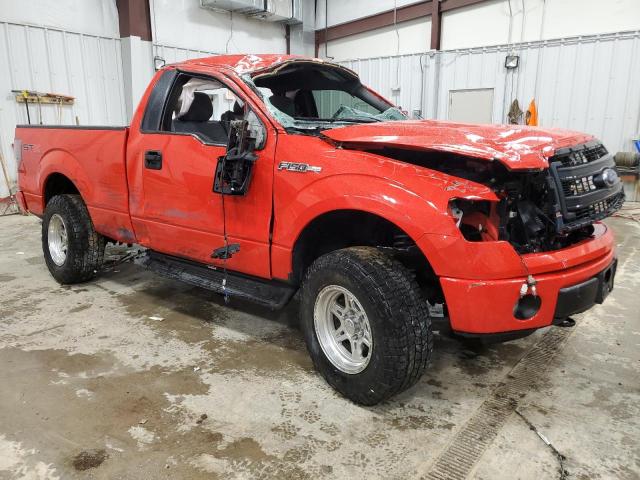1FTMF1EF9DKG04126 - 2013 FORD F150 RED photo 4
