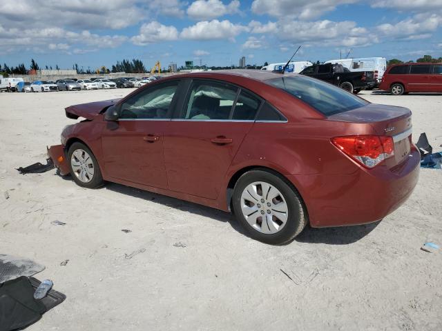 1G1PC5SH1C7218779 - 2012 CHEVROLET CRUZE LS BURGUNDY photo 2