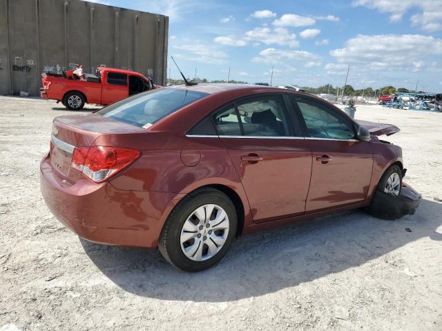 1G1PC5SH1C7218779 - 2012 CHEVROLET CRUZE LS BURGUNDY photo 3