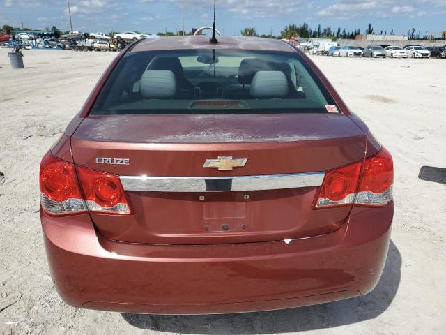 1G1PC5SH1C7218779 - 2012 CHEVROLET CRUZE LS BURGUNDY photo 6