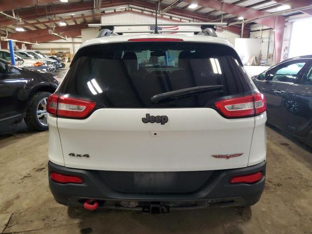 1C4PJMBB9FW580971 - 2015 JEEP CHEROKEE TRAILHAWK WHITE photo 6