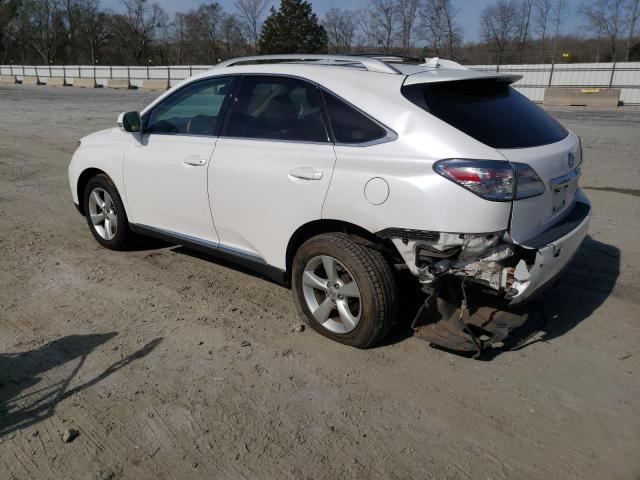 2T2BK1BA3BC092370 - 2011 LEXUS RX 350 WHITE photo 2