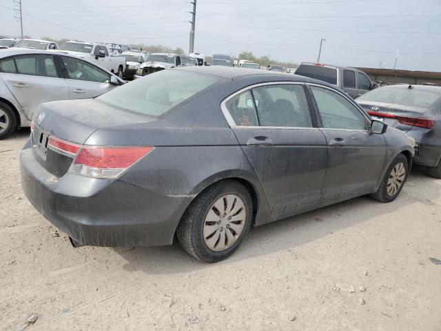 1HGCP2F34CA080795 - 2012 HONDA ACCORD LX GRAY photo 3