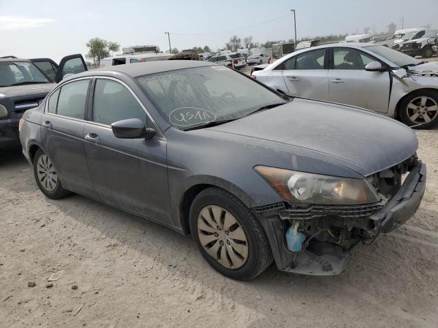 1HGCP2F34CA080795 - 2012 HONDA ACCORD LX GRAY photo 4