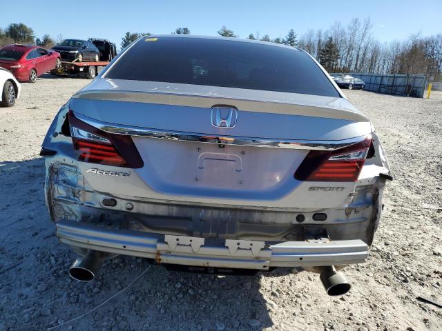 1HGCR2F53GA144486 - 2016 HONDA ACCORD SPORT SILVER photo 6