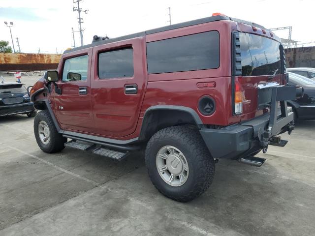 5GRGN23U33H119028 - 2003 HUMMER H2 BURGUNDY photo 2