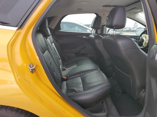 1FAHP3N23CL273114 - 2012 FORD FOCUS TITANIUM YELLOW photo 10