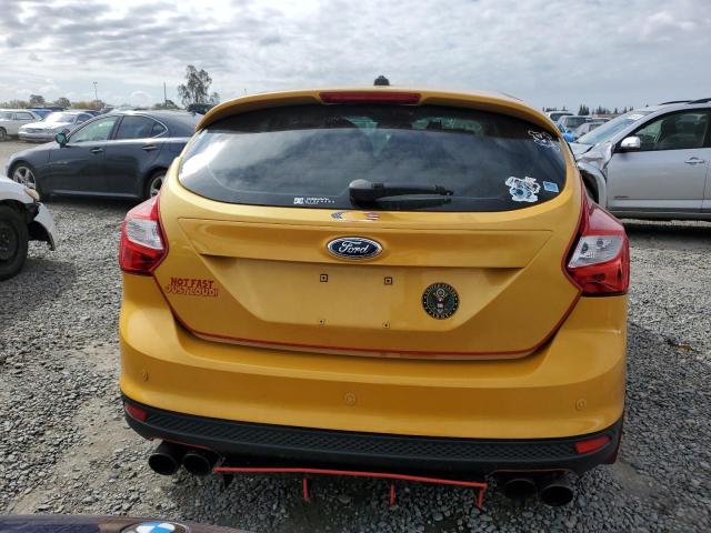 1FAHP3N23CL273114 - 2012 FORD FOCUS TITANIUM YELLOW photo 6