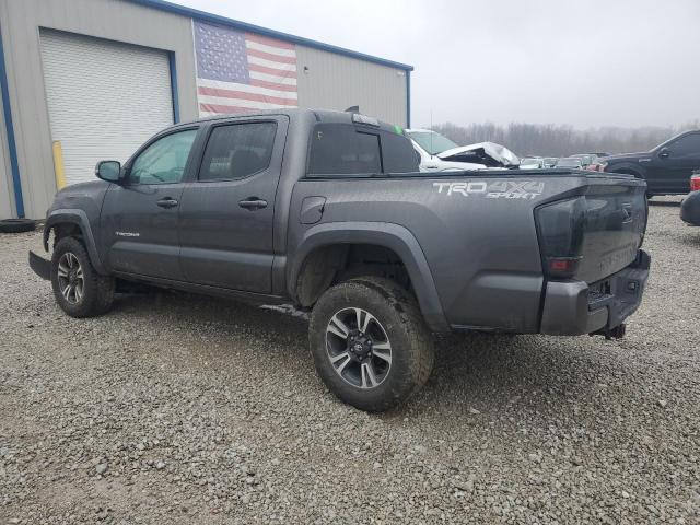 3TMCZ5AN6HM078091 - 2017 TOYOTA TACOMA DOUBLE CAB GRAY photo 2