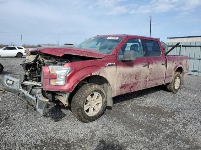 1FTFW1EF5FFB02377 - 2015 FORD F150 SUPERCREW RED photo 1