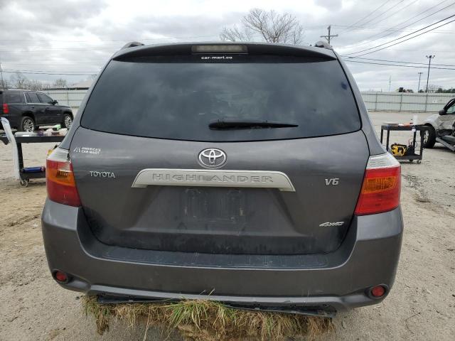 JTEES41A582102825 - 2008 TOYOTA HIGHLANDER GRAY photo 6