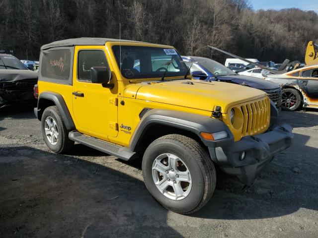 1C4GJXAG6KW540274 - 2019 JEEP WRANGLER SPORT YELLOW photo 4