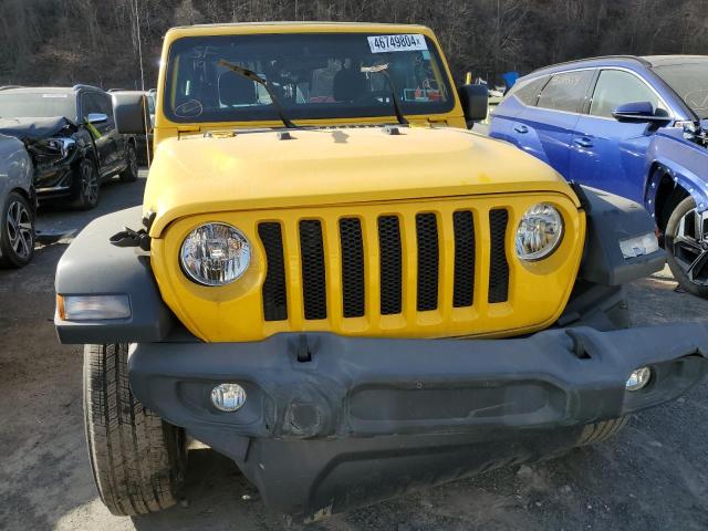 1C4GJXAG6KW540274 - 2019 JEEP WRANGLER SPORT YELLOW photo 5