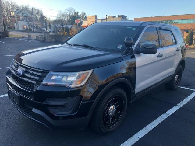 1FM5K8AR3JGC75054 - 2018 FORD EXPLORER POLICE INTERCEPTOR Սև լուսանկար 1