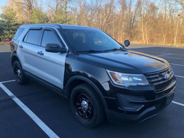 1FM5K8AR3JGC75054 - 2018 FORD EXPLORER POLICE INTERCEPTOR Սև լուսանկար 4