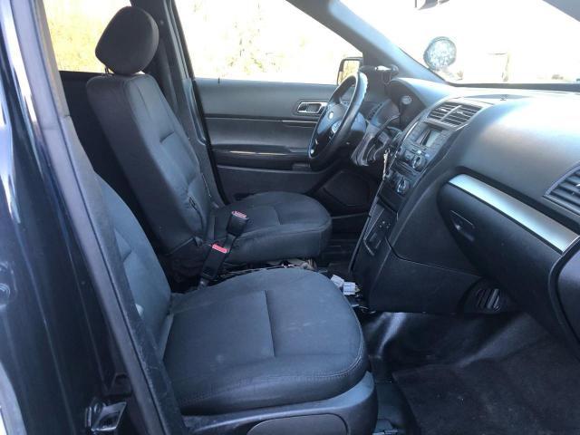 1FM5K8AR3JGC75054 - 2018 FORD EXPLORER POLICE INTERCEPTOR Սև լուսանկար 8