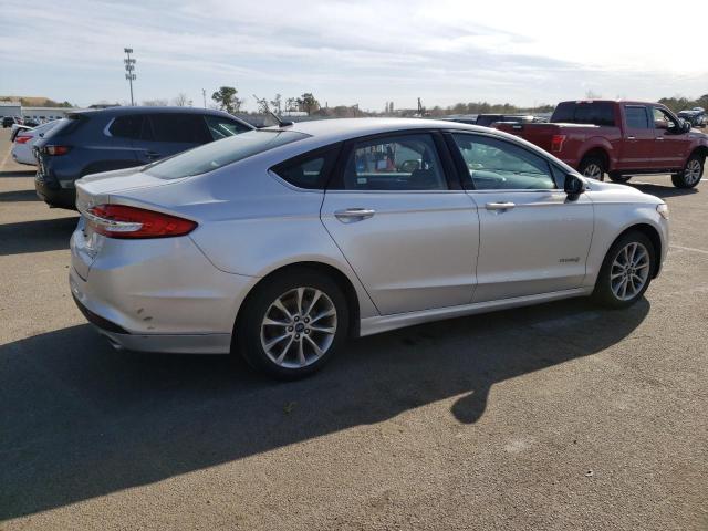 3FA6P0LU5HR356675 - 2017 FORD FUSION SE HYBRID SILVER photo 3