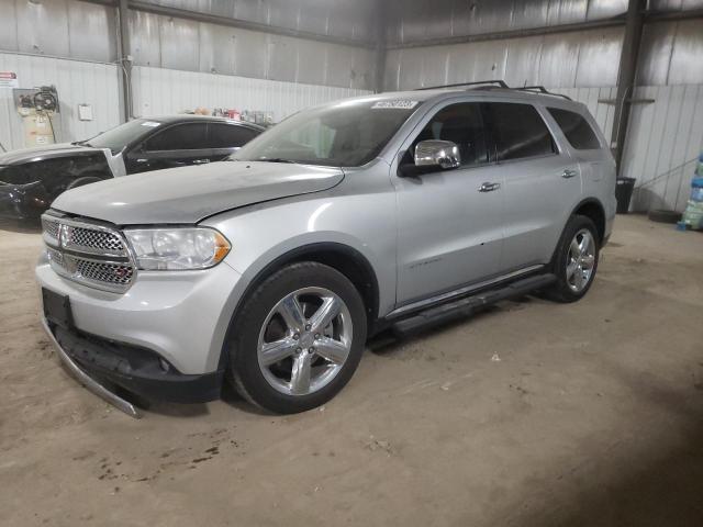 1C4SDJET0DC539308 - 2013 DODGE DURANGO CITADEL SILVER photo 1