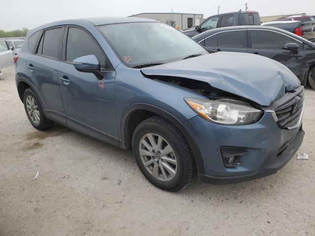 JM3KE4CY5G0758484 - 2016 MAZDA CX-5 TOURING BLUE photo 4