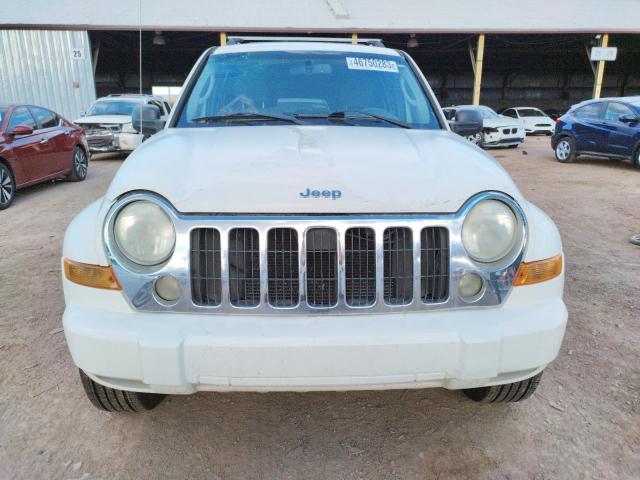 1J8GK58K16W113935 - 2006 JEEP LIBERTY LIMITED WHITE photo 5