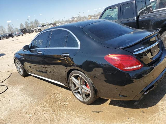 55SWF8HB1GU099287 - 2016 MERCEDES-BENZ C 63 AMG-S BLACK photo 2