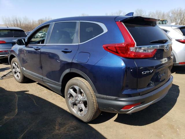 7FARW2H89KE027346 - 2019 HONDA CR-V EXL BLUE photo 2