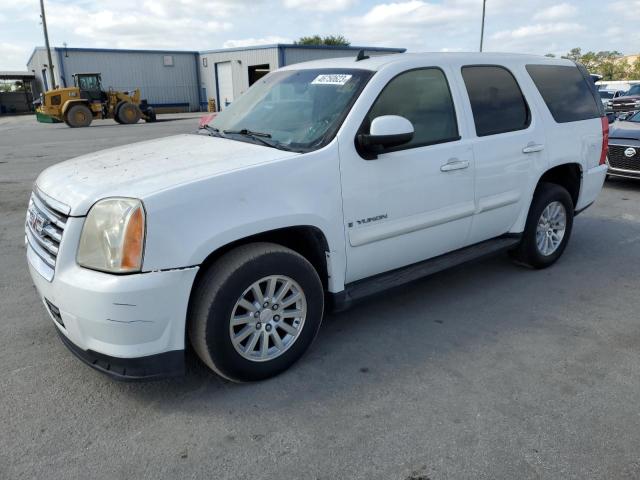 1GKFK135X8R223904 - 2008 GMC YUKON HYBRID WHITE photo 1