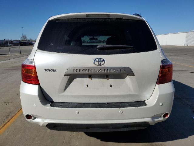 JTEDA41A192008344 - 2009 TOYOTA HIGHLANDER WHITE photo 6