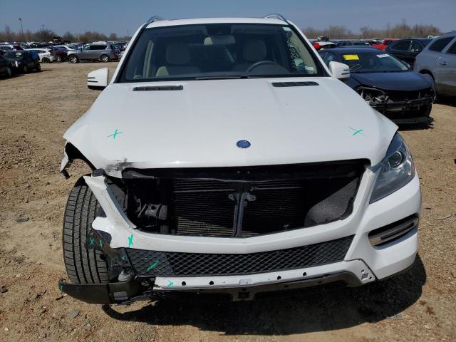 4JGDA5HB1FA615303 - 2015 MERCEDES-BENZ ML 350 4MATIC WHITE photo 5
