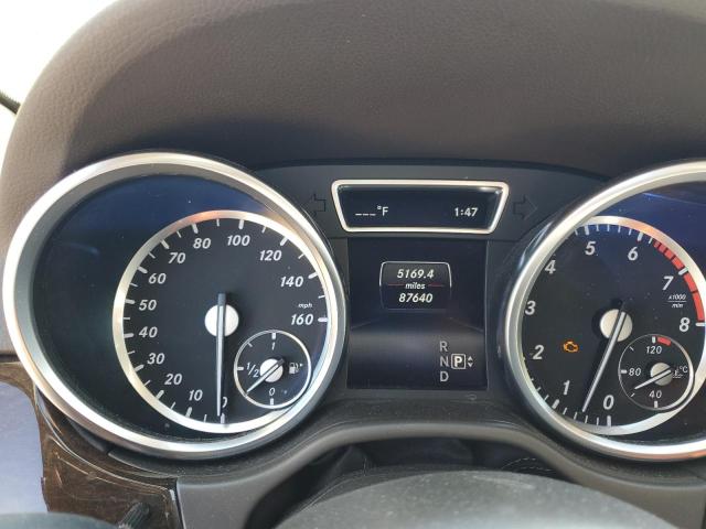 4JGDA5HB1FA615303 - 2015 MERCEDES-BENZ ML 350 4MATIC WHITE photo 9