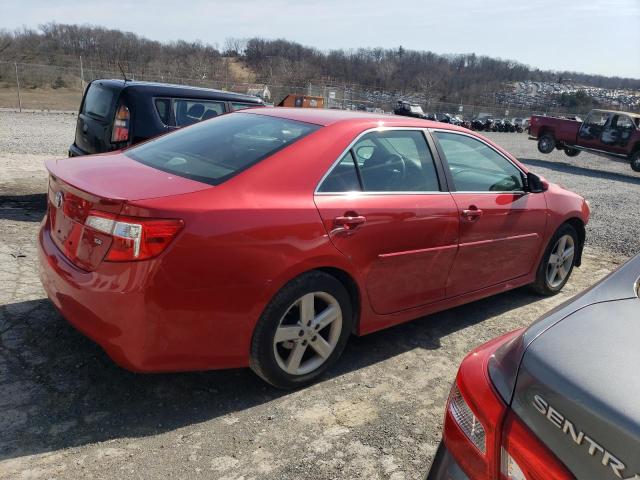 4T1BF1FK2DU647645 - 2013 TOYOTA CAMRY L RED photo 3