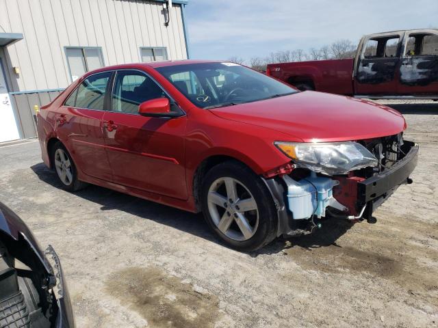 4T1BF1FK2DU647645 - 2013 TOYOTA CAMRY L RED photo 4