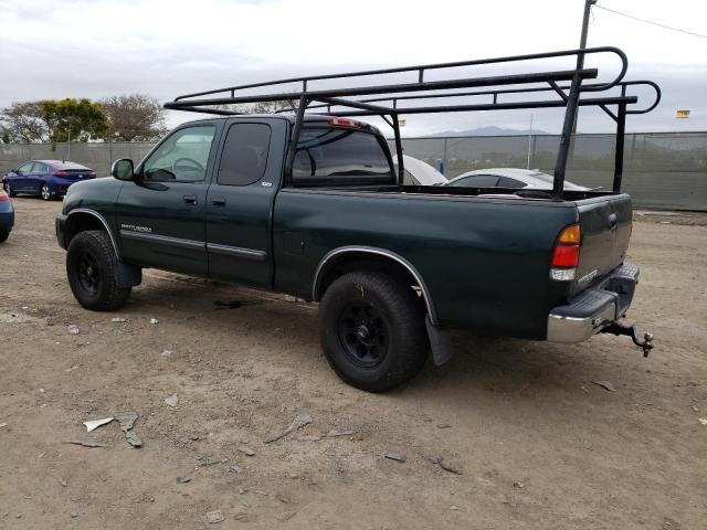 5TBRT34104S440301 - 2004 TOYOTA TUNDRA ACCESS CAB SR5 GREEN photo 2
