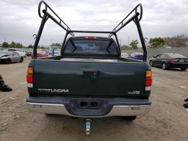 5TBRT34104S440301 - 2004 TOYOTA TUNDRA ACCESS CAB SR5 GREEN photo 6