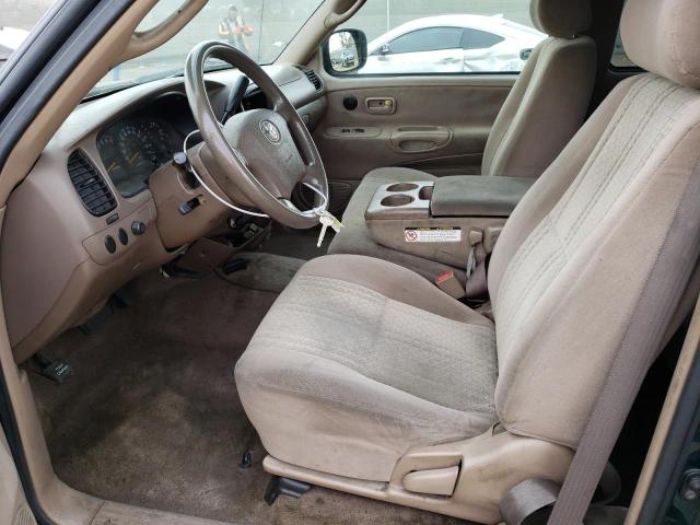 5TBRT34104S440301 - 2004 TOYOTA TUNDRA ACCESS CAB SR5 GREEN photo 7