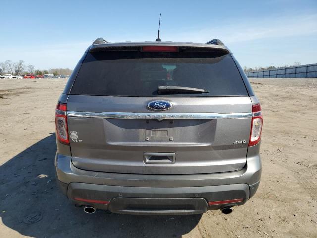 1FM5K8D86EGB99967 - 2014 FORD EXPLORER XLT GRAY photo 6