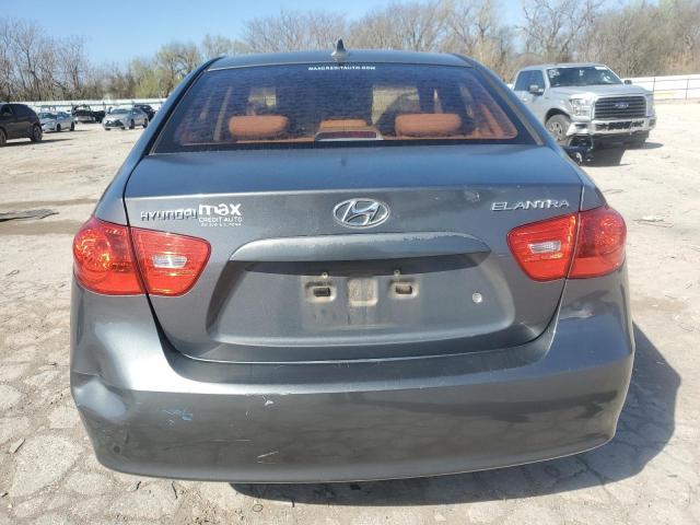 KMHDU46D79U740377 - 2009 HYUNDAI ELANTRA GLS GRAY photo 6