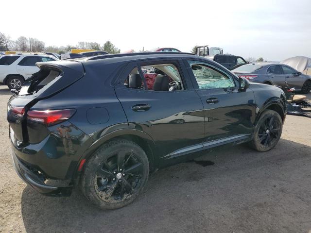 LRBFZPR47MD139814 - 2021 BUICK ENVISION ESSENCE BLACK photo 3