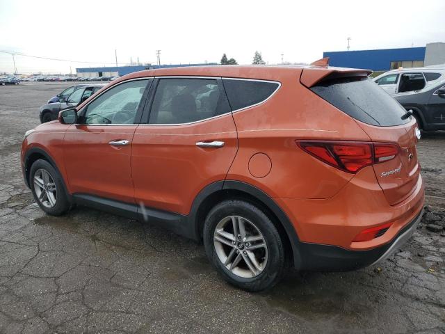 5XYZTDLBXHG460940 - 2017 HYUNDAI SANTA FE S ORANGE photo 2