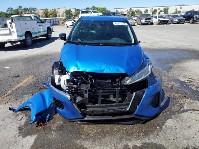 3N1CP5BV4NL504644 - 2022 NISSAN KICKS S BLUE photo 5