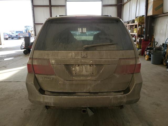 5FNRL38726B511222 - 2006 HONDA ODYSSEY EXL BROWN photo 6