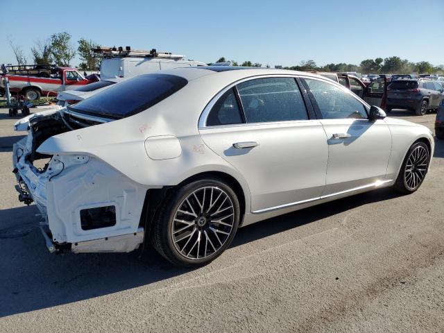 W1K6G7GB8MA033372 - 2021 MERCEDES-BENZ S 580 4MATIC WHITE photo 3