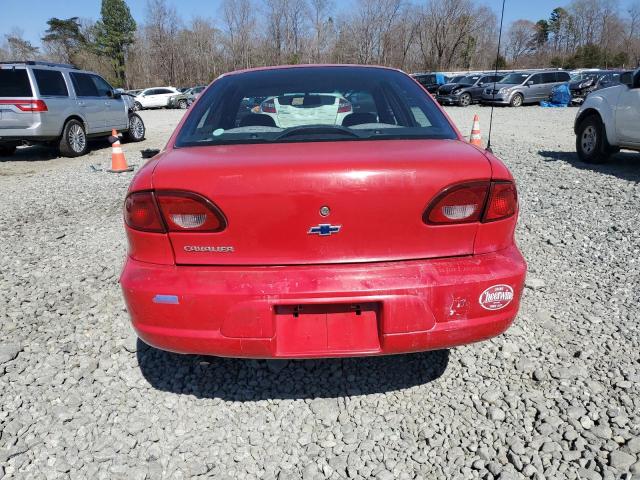 1G1JC524527406383 - 2002 CHEVROLET CAVALIER BASE RED photo 6