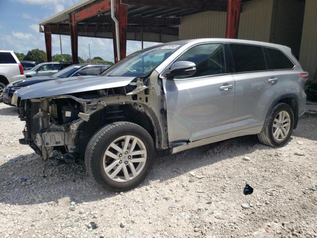 5TDZKRFH7FS047289 - 2015 TOYOTA HIGHLANDER LE SILVER photo 1