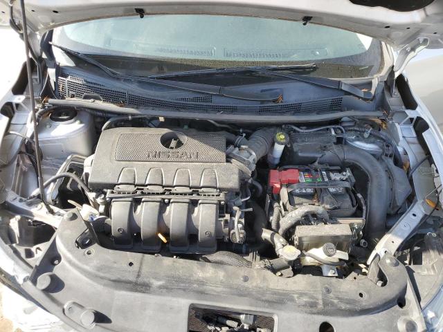 3N1AB7AP4HY312975 - 2017 NISSAN SENTRA S SILVER photo 11