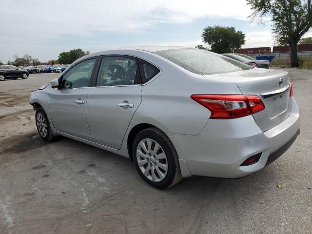 3N1AB7AP4HY312975 - 2017 NISSAN SENTRA S SILVER photo 2