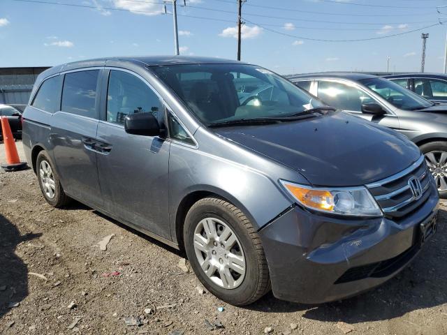 5FNRL5H26BB015236 - 2011 HONDA ODYSSEY LX GRAY photo 4