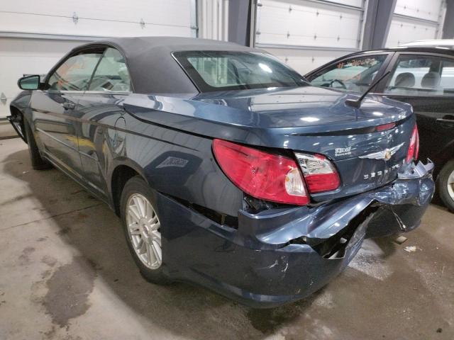 1C3LC45K08N230873 - 2008 CHRYSLER SEBRING BLUE photo 3